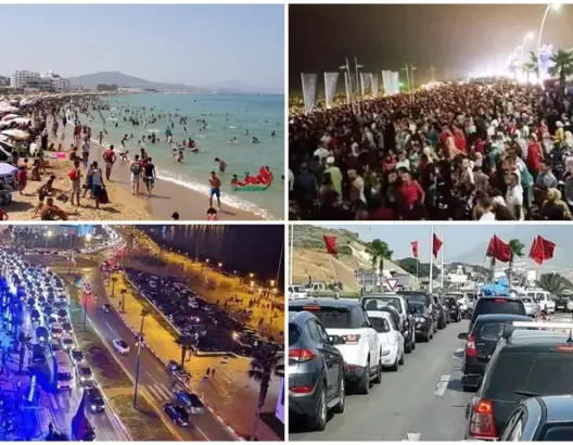 توافد غير مسبوق على مدن الشمال.. اختناقات مرورية وأسعار ملتهبة وتدابير استثنائية (صور)