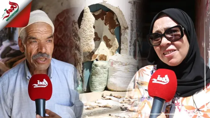 بعد العيد بأيام .. إقبال على دباغة الجلود بسلا وحرفيون يكشفون ثمنها الحالي (فيديو)