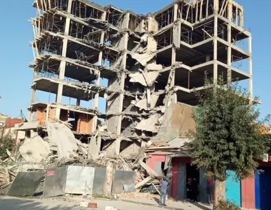 مطالب بالتحقيق في انهيار عمارة بالقنيطرة وتحديد المسؤوليات