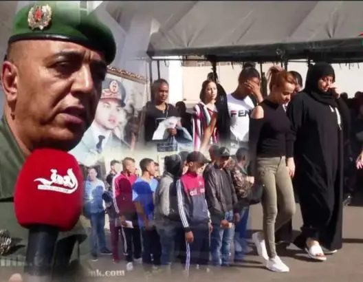 مئات الشباب الملتحقين بالخدمة العسكرية بأكادير: حب الوطن يسكننا (فيديو)