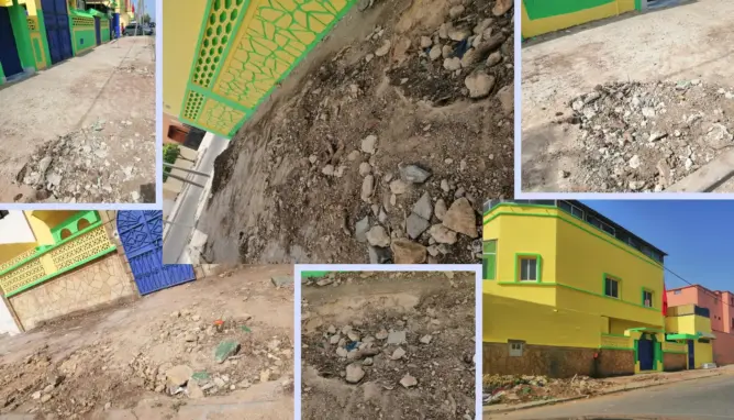 مسؤول مدرسة خاصة يقتلع أشجارا بآسفي.. ومطالب بالتحقيق (صور)