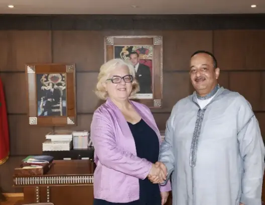الأعرج يستقبل مسؤولة بـ”اليونسكو” لمناقشة “مقاربة النوع”