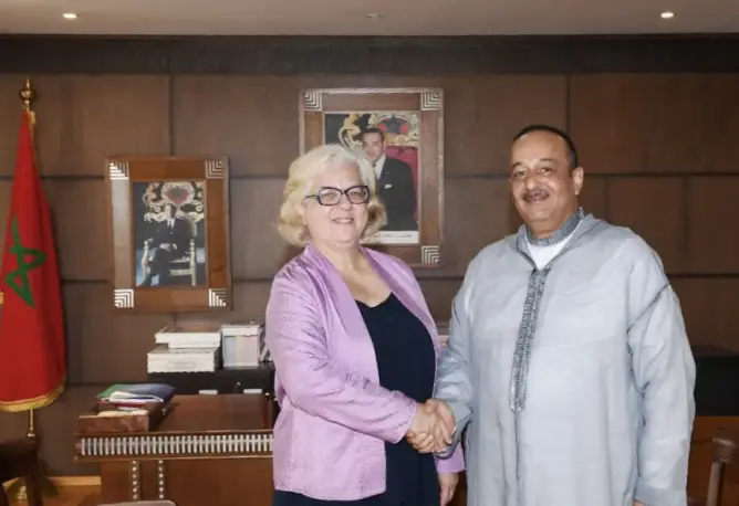 الأعرج يستقبل مسؤولة بـ”اليونسكو” لمناقشة “مقاربة النوع”