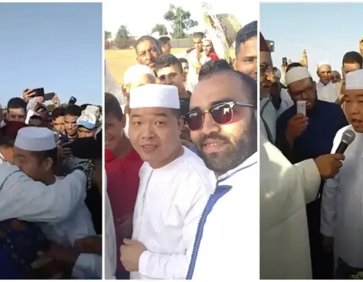 أجواء عيد الأضحى تدفع شابا صينيا بسيدي الطيبي لاعتناق الإسلام