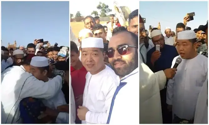 أجواء عيد الأضحى تدفع شابا صينيا بسيدي الطيبي لاعتناق الإسلام