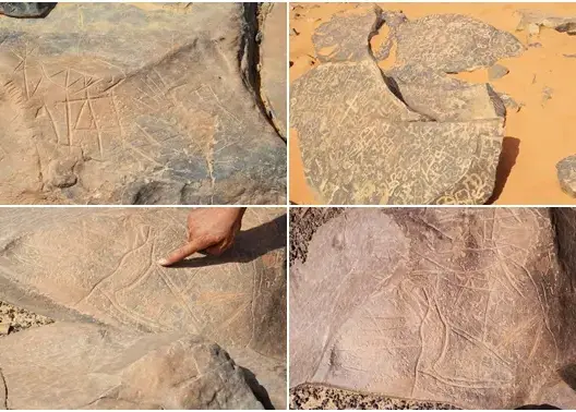 رحلة مهتمين بالآثار تقود لاكتشاف نقوش صخرية نواحي الرشيدية