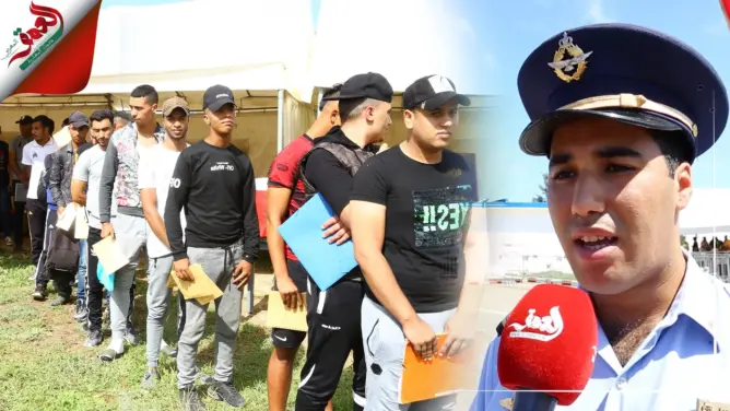 الجيش يفتح ثكناته لاستقبال “المجندين”.. وهذه تفاصيل اليوم الأول بالقنيطرة (فيديو)