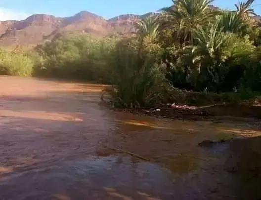 بعد فاجعة تارودانت.. تحذيرات للرحل بالجنوب الشرقي من وادي درعة (صور)