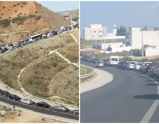 توافد كبير للزوار على مدن الشمال .. واختناقات مرورية بتطوان والمضيق (صور)