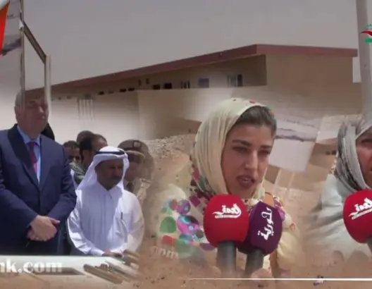 مؤسسة قطرية تبني بيوتا للفقراء بمدشر حدودي مع الجزائر (فيديو)