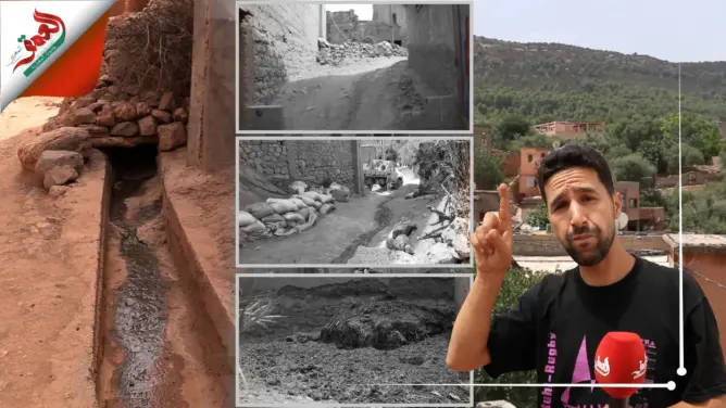 “أيت أمغار” .. حي تاريخي بمدينة دمنات لكن بمواصفات “دوار” (فيديو)
