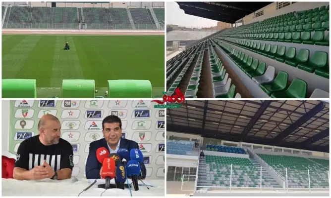 افتتاح الملعب الشرفي بوجدة.. وهذا ما تعهد به رئيس ومدرب المولودية (صور)