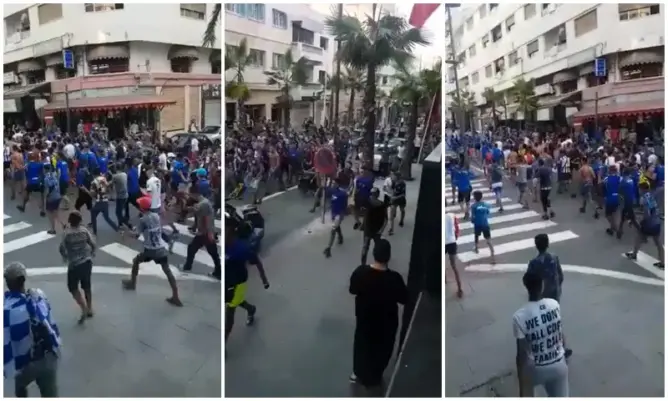جماهير طنجة تهتف باسم الزفزافي بشوارع الحسيمة.. وناصر يذرف الدموع (فيديو)