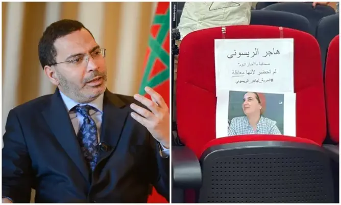“لم تحضر لأنها مُعتقلة”.. هكذا تضامن صحافيون مع هاجر بندوة الخلفي (صور)