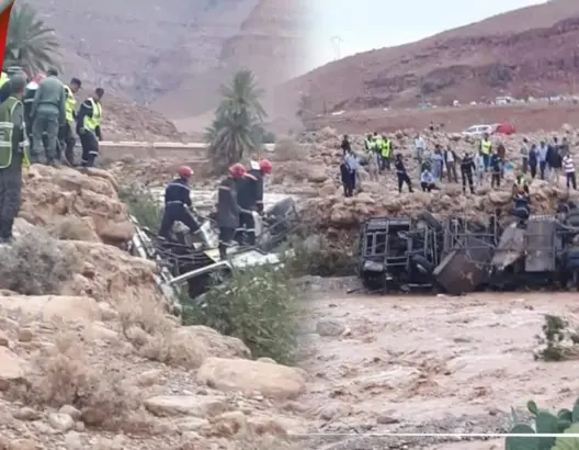 العثور على جثث فاجعة الرشيدية متواصل.. والحصيلة ترتفع إلى 28 قتيلا
