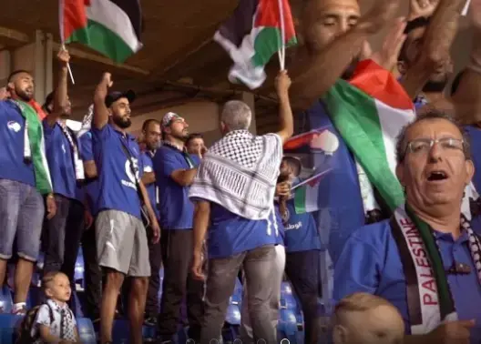 شاهد جماهير هلال القدس تغني رجاوي فلسطيني (فيديو)