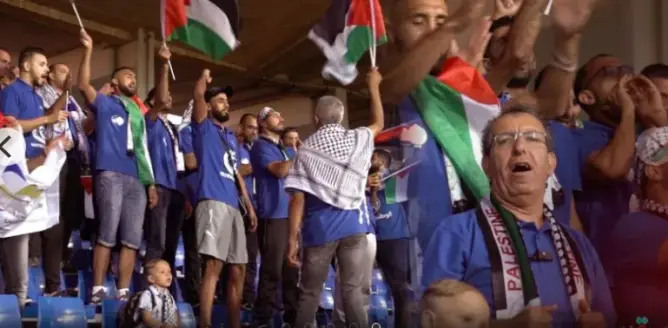 شاهد جماهير هلال القدس تغني رجاوي فلسطيني (فيديو)