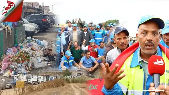 عمال مطرح “أم عزة” يخوضون اعتصاما مفتوحا.. والأزبال تهدد العاصمة (فيديو)