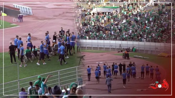 هكذا استقبلت الجماهير الرجاوية هلال القدس الفلسطيني (فيديو)