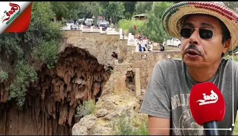 أكبر قنطرة طبيعية في المغرب تواجه خطر الانهيار بدمنات