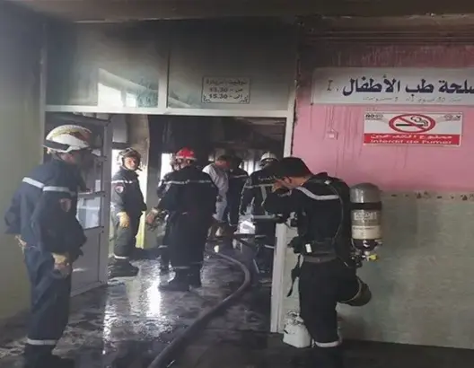 احتراق ثمانية رضع بدار للولادة بالجزائر .. والوزير الأول يفتح تحقيقا