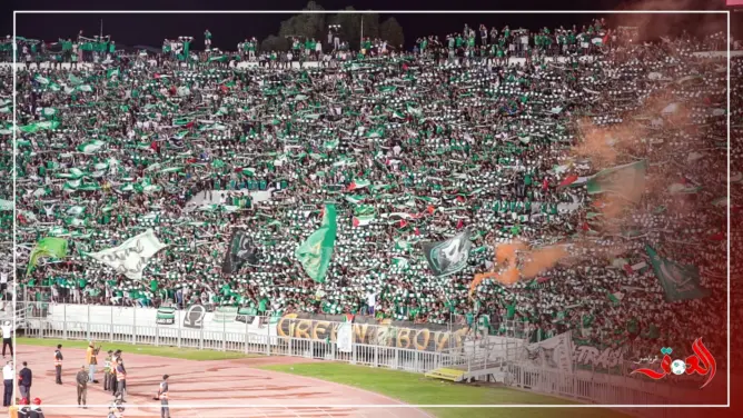 تشجيع رهيب لجماهير الرجاء في مباراة هلال القدس (فيديو)