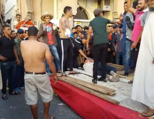 ِتحرير الملك العمومي بشوارع تيزنيت ينتهي بمواجهات وإراقة الدماء