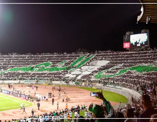 تيفو “حنظلة” يزين “دونور” في مباراة الرجاء و هلال القدس (فيديو)