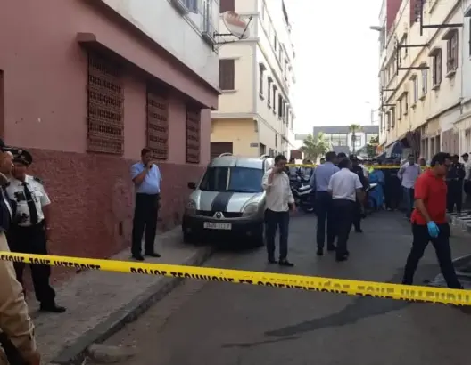 العثور على جثة سيدة متفحمة ومقيدة داخل حقيبة بالبيضاء (صور)