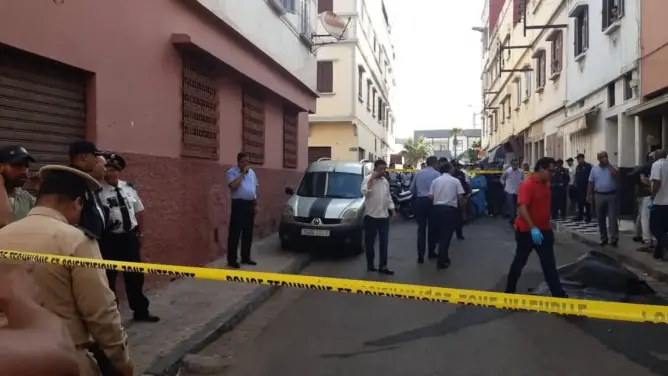 العثور على جثة سيدة متفحمة ومقيدة داخل حقيبة بالبيضاء (صور)