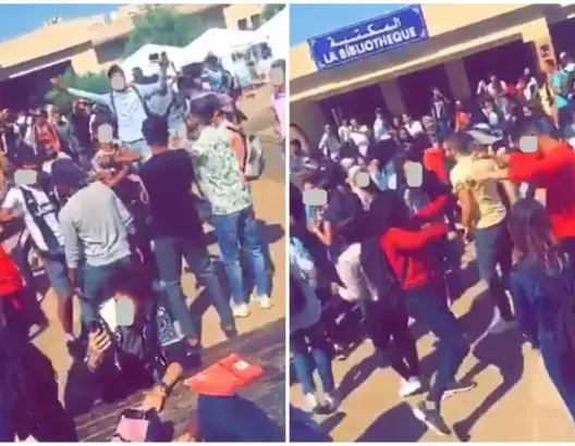 عملية استقبال الطلبة الجدد بكلية بالرباط تتحول إلى “مرقص جماعي” (فيديو)