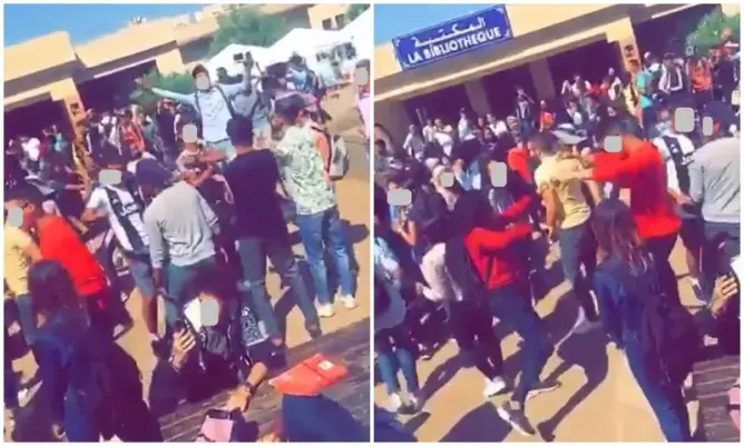 عملية استقبال الطلبة الجدد بكلية بالرباط تتحول إلى “مرقص جماعي” (فيديو)