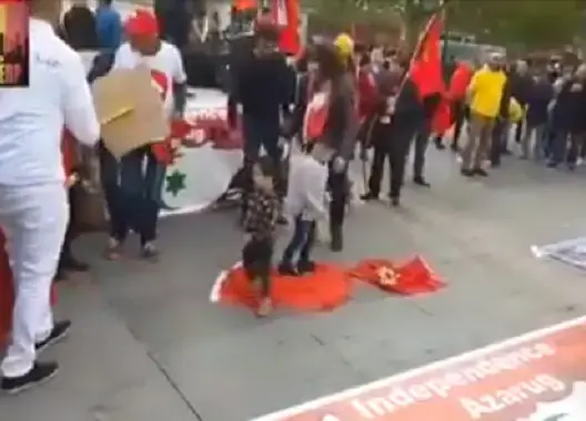 المجلس الفيدرالي المغربي الألماني يستنكر حرق العلم الوطني
