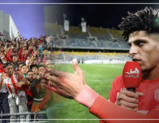 الفحلي يوجه رسالة مؤثرة للجماهير بعد فوز الحسنية (فيديو)
