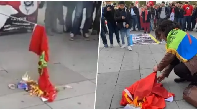 حرق وتدنيس العلم الوطني بباريس.. مشاهير غاضبون وهذه رسائلهم (صور)