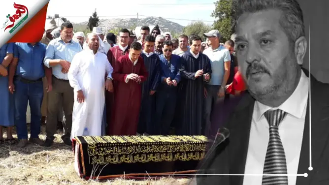 هكذا ودعت جماعة صدينة رئيسها في جنازة مهيبة بتطوان (فيديو)