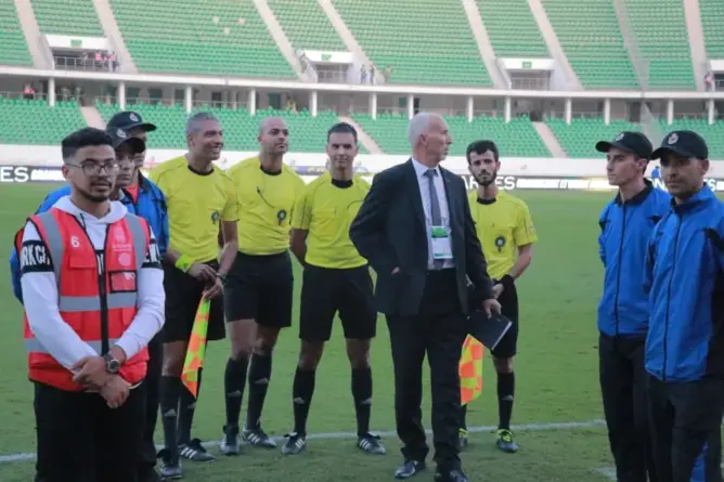 بعد الهزيمة أمام بركان.. الحسنية تسلك المسطرة القانونية ضد الحكم بوسليم