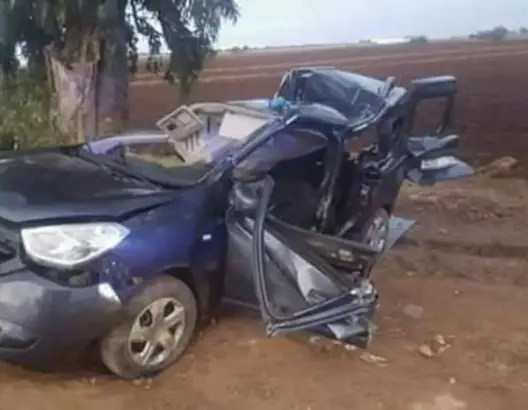 وفاة موَظفيْن بسجن الجديدة وجرح 3 في حادثة سير (صور)