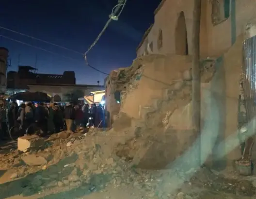 مقتل عامل وإصابة آخر في انهيار سور مسجد عتيق بتارودانت