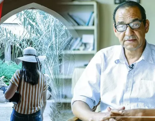 محمد.. زاكوري أنشأ أول مقهى أدبي بمسقط رأسه بديكور استثنائي (فيديو)