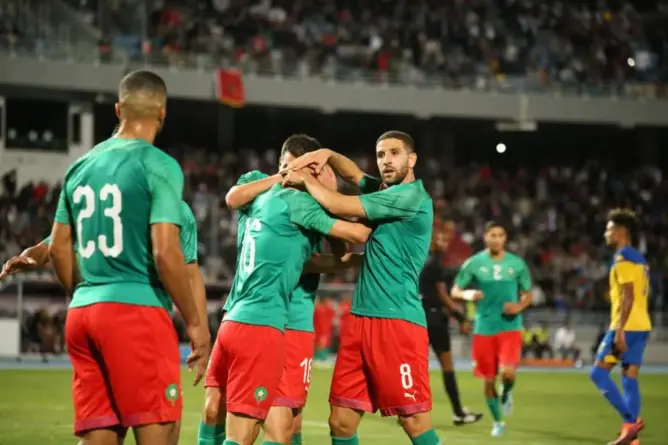 المنتخب المغربي ينهزم أمام نظيره الغابوني (فيديو)