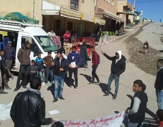 بعد منعهم من لقاء الوالي..معطلو إملشيل يعودون للاحتجاج من جديد