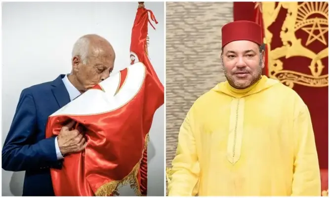 الملك يهنئ قيس: الشعب التونسي توسم فيك غيرة وطنية صادقة