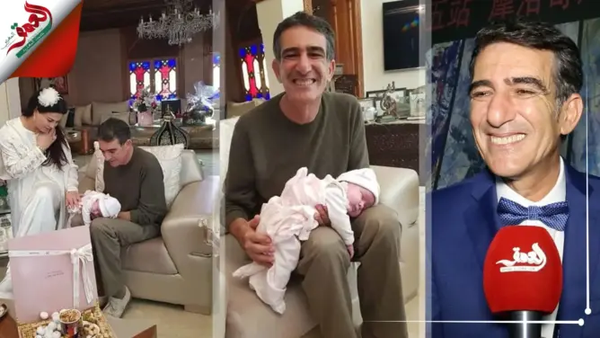 لحلو يكشف كواليس زيارته لرأفت بعد ولادتها: ألماس لم تنم إلا في حضني (فيديو)