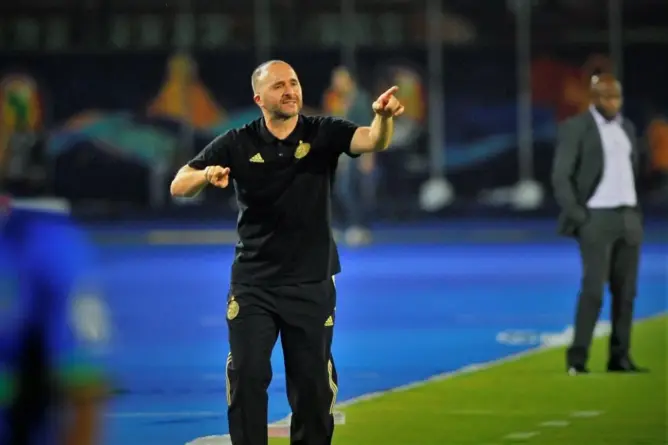 بلماضي يساند منتخب الجزائر للمحليين ببركان