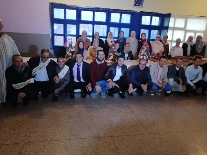 ثانوية واويزغت بأزيلال تكرم متقاعدين