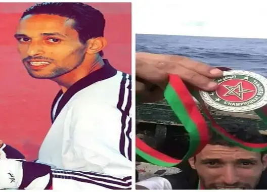 أنور بوخرصة.. بطل مغربي في “التايكواندو” يهاجر عبر قوارب الموت