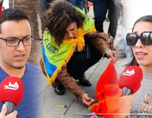 شاهد تعليقات مغاربة غاضبين من حرق وتدنيس العلم الوطني بفرنسا (فيديو)