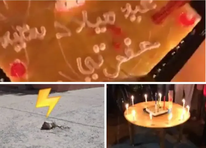 سابقة..ساكنة انزكان تحتفل بعيد ميلاد “حفرة” وسط الشارع العام