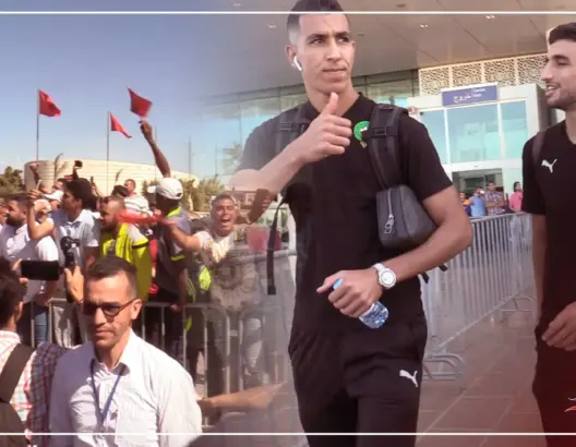 هكذا استقبلت الجماهير الوجدية المنتخب الوطني (فيديو)